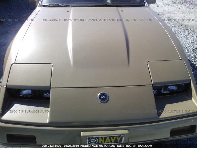 JN1HZ16S6GX084837 - 1986 NISSAN 300ZX 2+2 GOLD photo 6