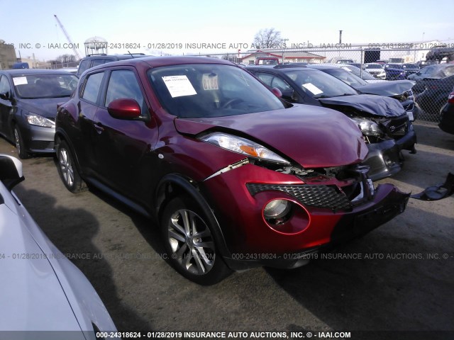 JN8AF5MV2BT007396 - 2011 NISSAN JUKE S/SV/SL RED photo 1