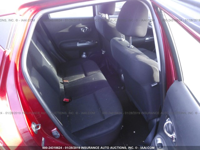 JN8AF5MV2BT007396 - 2011 NISSAN JUKE S/SV/SL RED photo 8