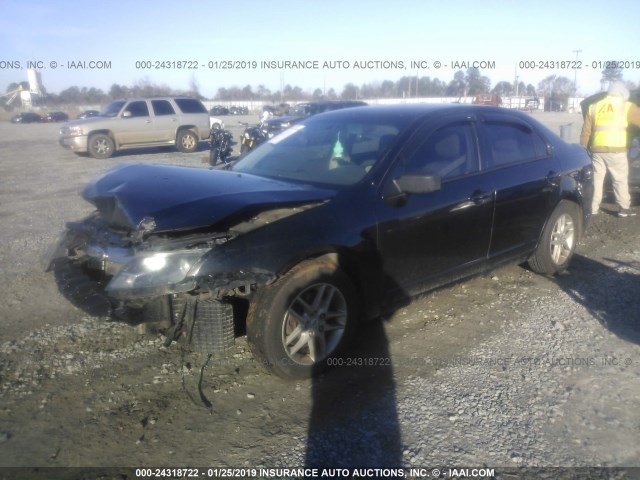 3FAHP0GA7AR291455 - 2010 FORD FUSION S GRAY photo 2