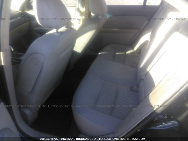 3FAHP0GA7AR291455 - 2010 FORD FUSION S GRAY photo 8