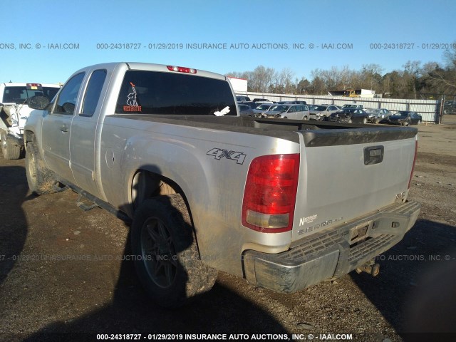 1GTR2VE72DZ340885 - 2013 GMC SIERRA K1500 SLE SILVER photo 3