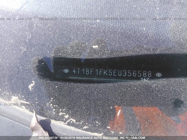 4T1BF1FK5EU356588 - 2014 TOYOTA CAMRY L/SE/LE/XLE 白色 照片 9