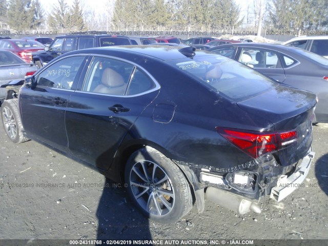 19UUB3F55HA003399 - 2017 ACURA TLX TECH BLACK photo 3