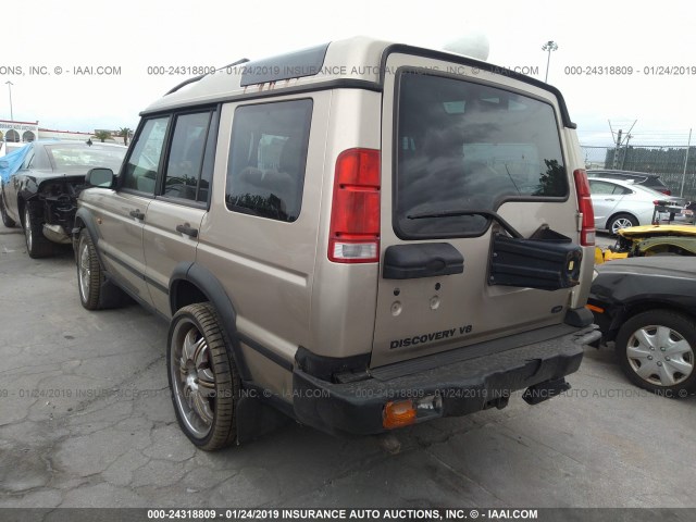 SALTY12431A726404 - 2001 LAND ROVER DISCOVERY II SE GOLD photo 3