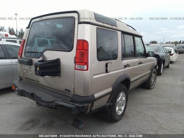 SALTY12431A726404 - 2001 LAND ROVER DISCOVERY II SE GOLD photo 4