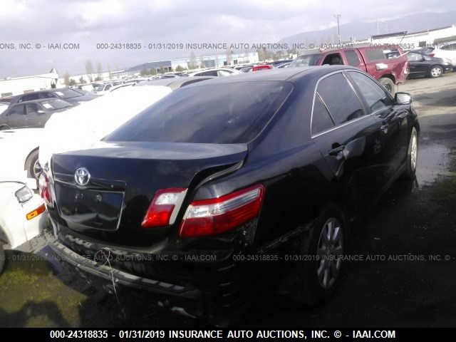 4T1BE46K97U621410 - 2007 TOYOTA CAMRY NEW GENERAT CE/LE/XLE/SE BLACK photo 4