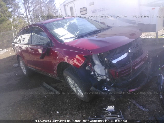 2FMDK38C77BB29465 - 2007 FORD EDGE SEL RED photo 1