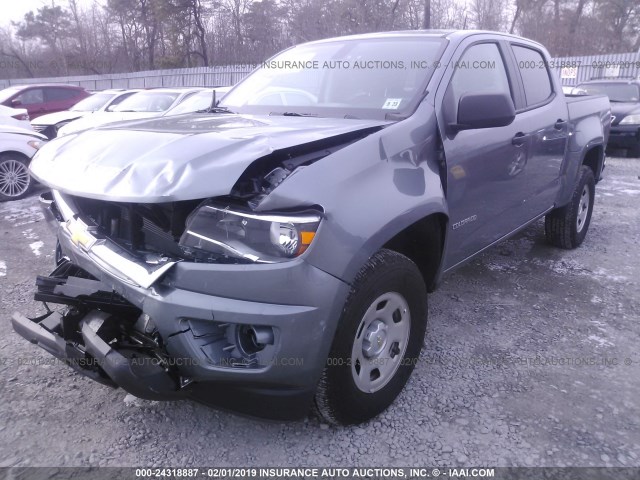 1GCGTBENXJ1294833 - 2018 CHEVROLET COLORADO GRAY photo 2