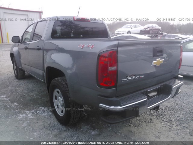 1GCGTBENXJ1294833 - 2018 CHEVROLET COLORADO GRAY photo 3