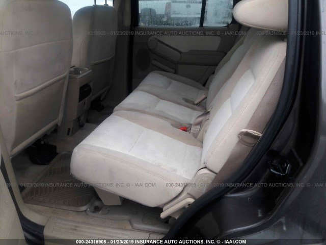 1FMEU73E77UA84259 - 2007 FORD EXPLORER XLT BROWN photo 8