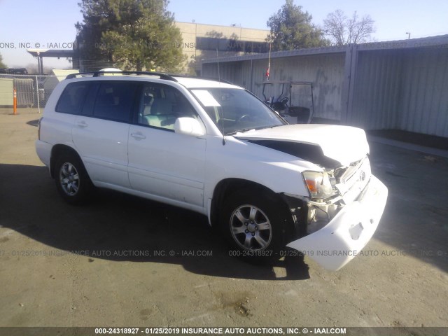 JTEGP21A360094473 - 2006 TOYOTA HIGHLANDER LIMITED WHITE photo 1