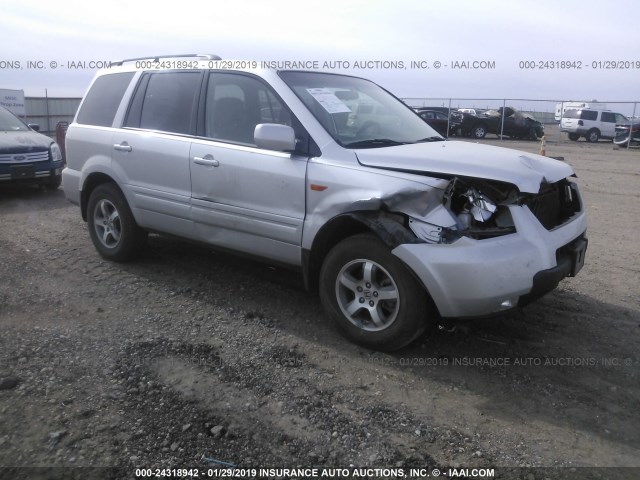 5FNYF18368B018943 - 2008 HONDA PILOT SE SILVER photo 1