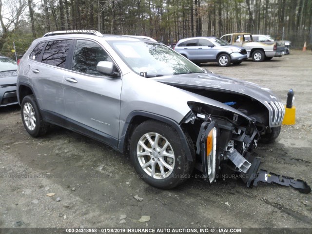 1C4PJMCB4FW734453 - 2015 JEEP CHEROKEE LATITUDE GRAY photo 1