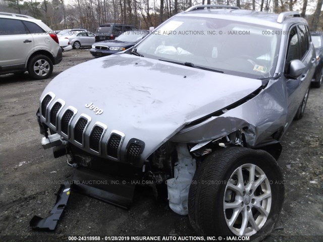 1C4PJMCB4FW734453 - 2015 JEEP CHEROKEE LATITUDE GRAY photo 6