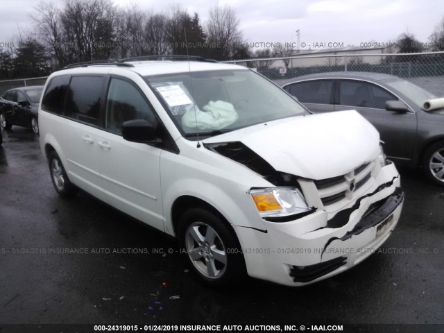 2D4RN3D19AR447420 - 2010 DODGE GRAND CARAVAN HERO WHITE photo 1