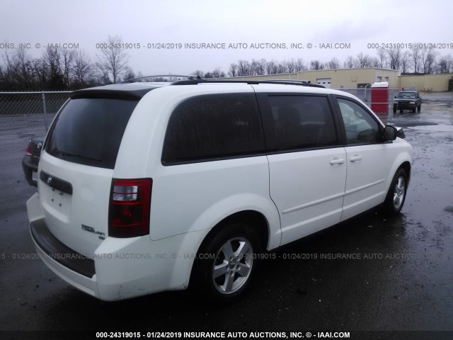 2D4RN3D19AR447420 - 2010 DODGE GRAND CARAVAN HERO WHITE photo 4