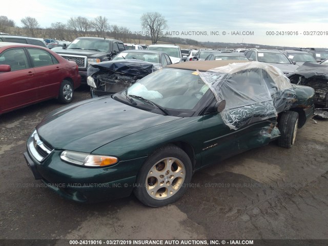 3C3EL55HXWT291793 - 1998 CHRYSLER SEBRING JXI GREEN photo 2