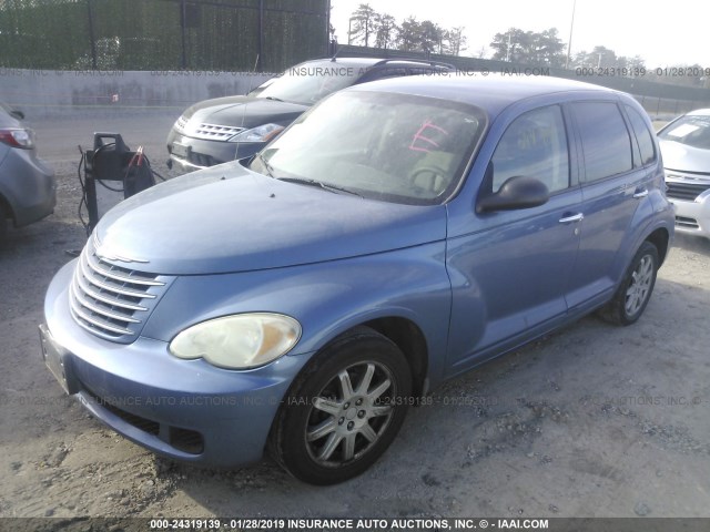 3A4FY58B27T541452 - 2007 CHRYSLER PT CRUISER TOURING BLUE photo 2