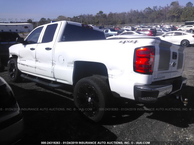 1GCVKREC7EZ418677 - 2014 CHEVROLET SILVERADO K1500 LT WHITE photo 3