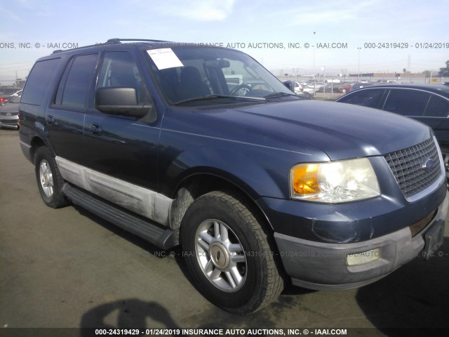 1FMRU15W83LB90188 - 2003 FORD EXPEDITION XLT BLUE photo 1