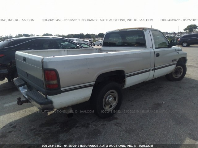 1B7KC26C5TS717127 - 1996 DODGE RAM 2500 WHITE photo 4