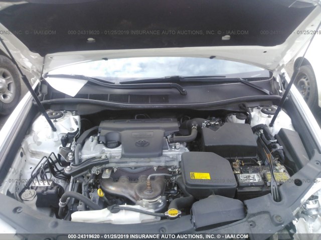 4T1BF1FK4CU561171 - 2012 TOYOTA CAMRY SE/LE/XLE 白色 照片 10