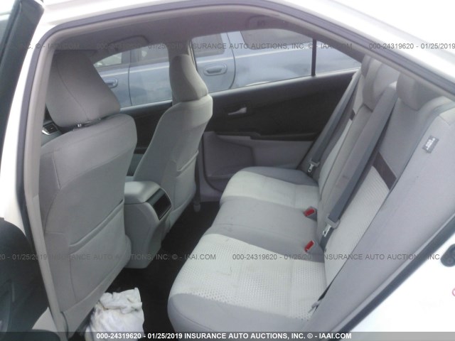 4T1BF1FK4CU561171 - 2012 TOYOTA CAMRY SE/LE/XLE 白色 照片 8