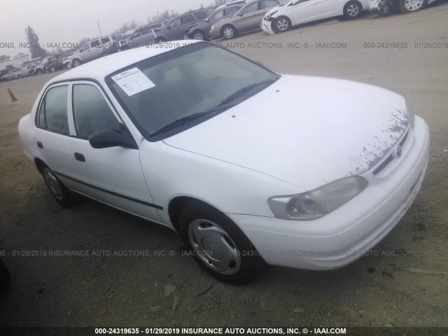 1NXBR12E7XZ211675 - 1999 TOYOTA COROLLA VE/CE/LE WHITE photo 1