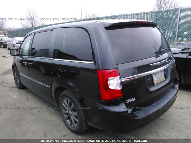 2C4RC1HG2FR656723 - 2015 CHRYSLER TOWN & COUNTRY S BLACK photo 3