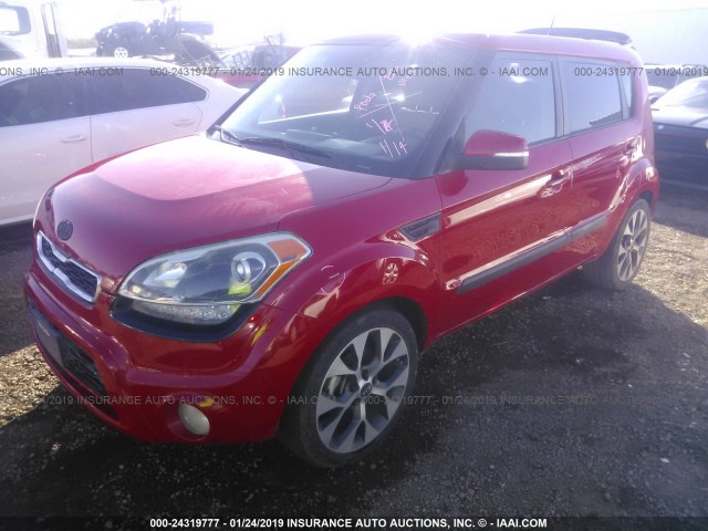 KNDJT2A6XC7440622 - 2012 KIA SOUL +/!/SPORT RED photo 2