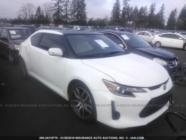 JTKJF5C78E3082325 - 2014 TOYOTA SCION TC თეთრი ფოტო 1