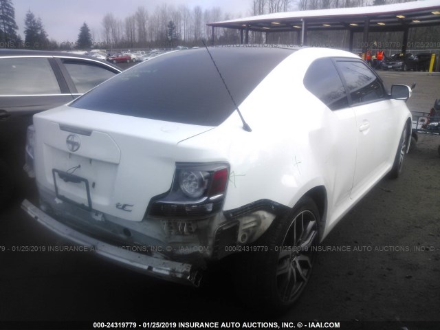 JTKJF5C78E3082325 - 2014 TOYOTA SCION TC თეთრი ფოტო 4