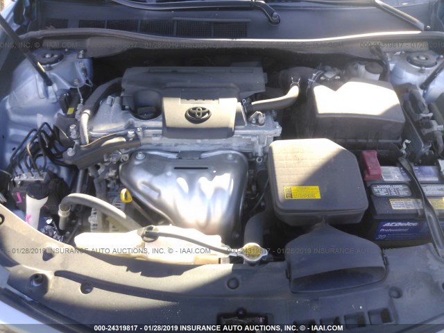 4T1BF1FK2CU628379 - 2012 TOYOTA CAMRY SE/LE/XLE 浅蓝色 照片 10