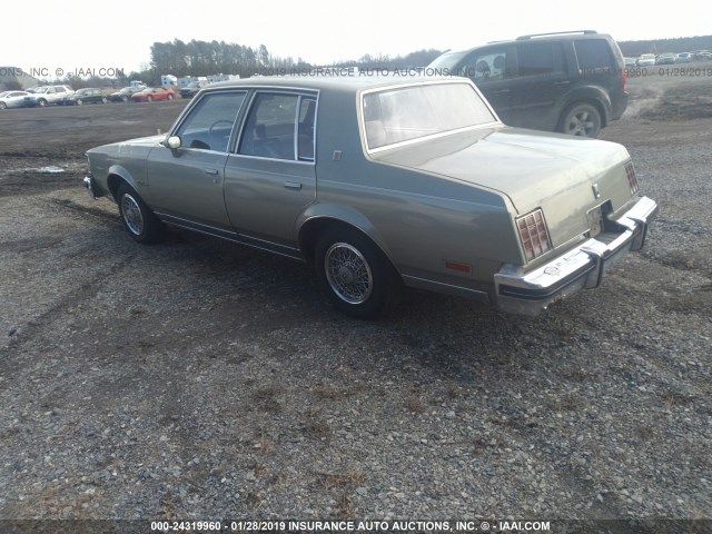 1G3AM69A5DM519857 - 1983 OLDSMOBILE CUTLASS SUPREME BROUGHAM GREEN photo 3