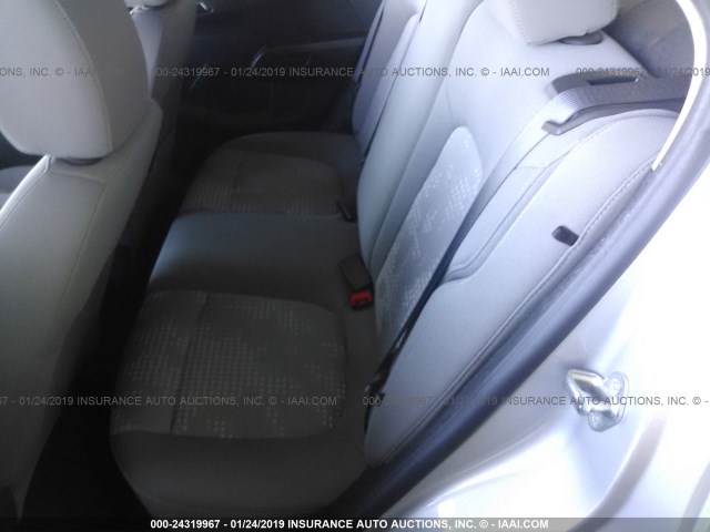 1G1JA5SH8D4143044 - 2013 CHEVROLET SONIC LS 银色 照片 8