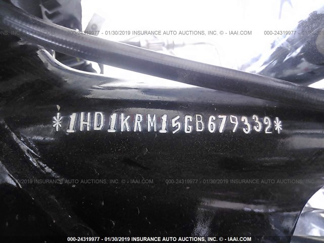 1HD1KRM15GB679332 - 2016 HARLEY-DAVIDSON FLHXS STREET GLIDE SPECIAL BLACK photo 10