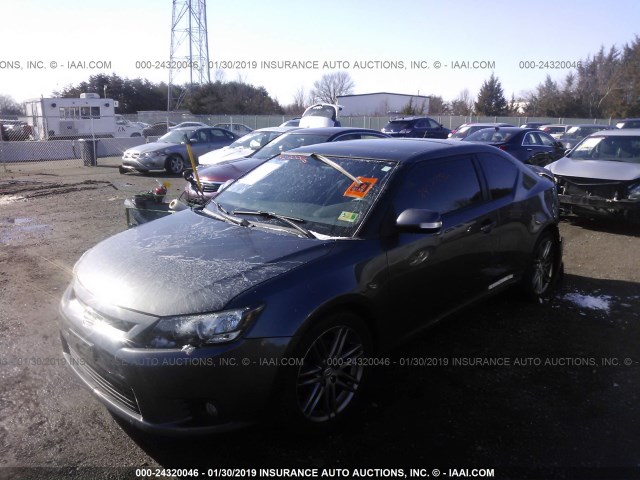 JTKJF5C7XC3040154 - 2012 TOYOTA SCION TC ნაცრისფერი ფოტო 2