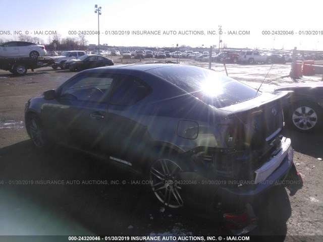 JTKJF5C7XC3040154 - 2012 TOYOTA SCION TC ნაცრისფერი ფოტო 3