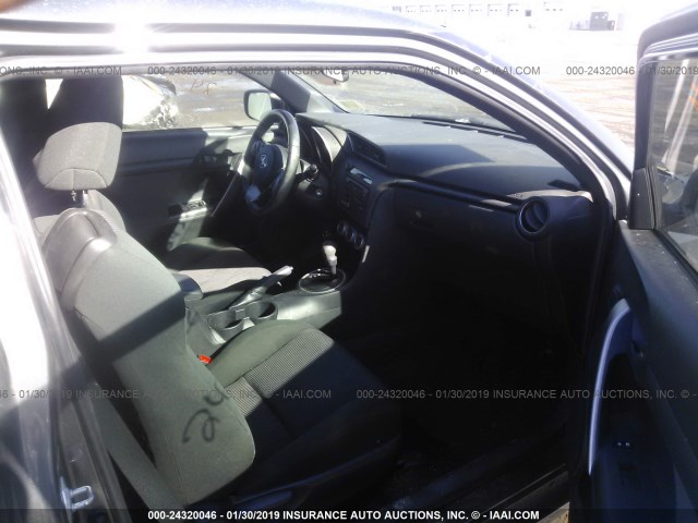 JTKJF5C7XC3040154 - 2012 TOYOTA SCION TC ნაცრისფერი ფოტო 5
