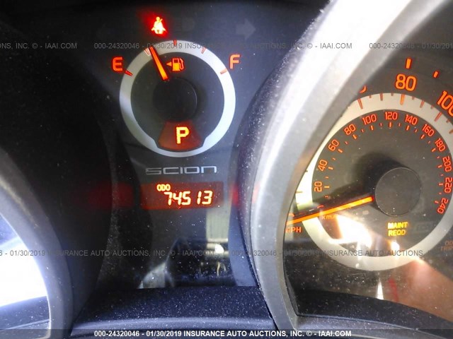 JTKJF5C7XC3040154 - 2012 TOYOTA SCION TC ნაცრისფერი ფოტო 7