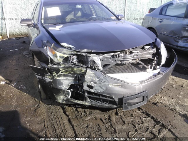 19UUA9F50BA001735 - 2011 ACURA TL GRAY photo 6