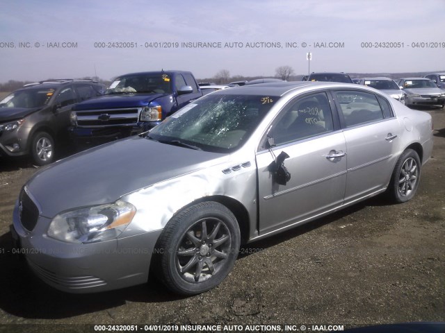 1G4HD57236U243102 - 2006 BUICK LUCERNE CXL SILVER photo 2