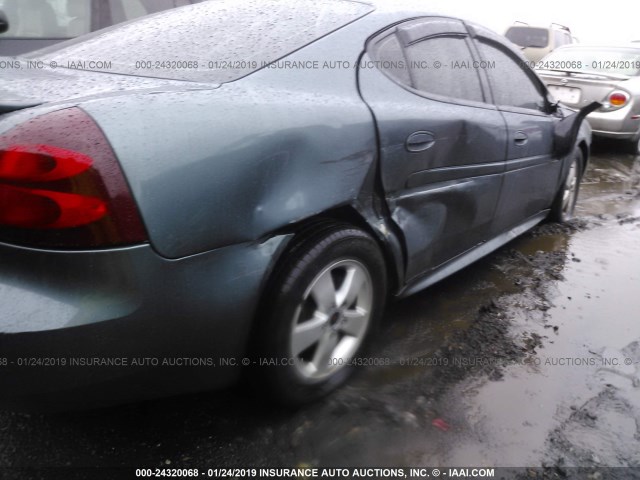 2G2WP552461170294 - 2006 PONTIAC GRAND PRIX BLUE photo 6