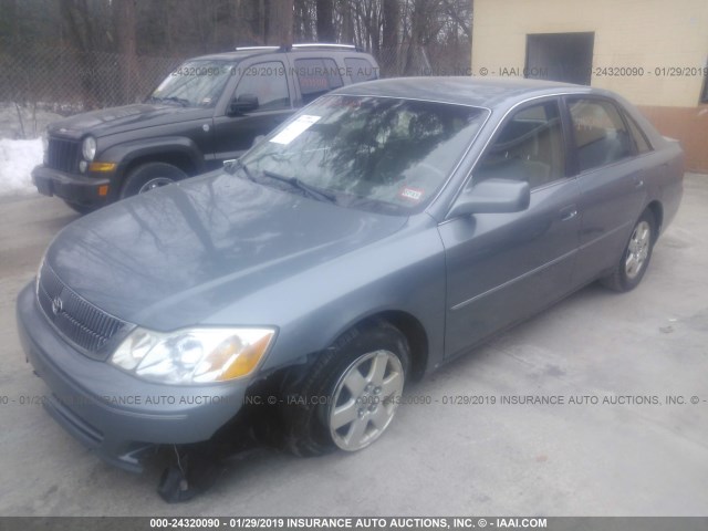 4T1BF28B71U177367 - 2001 TOYOTA AVALON XL/XLS GRAY photo 2