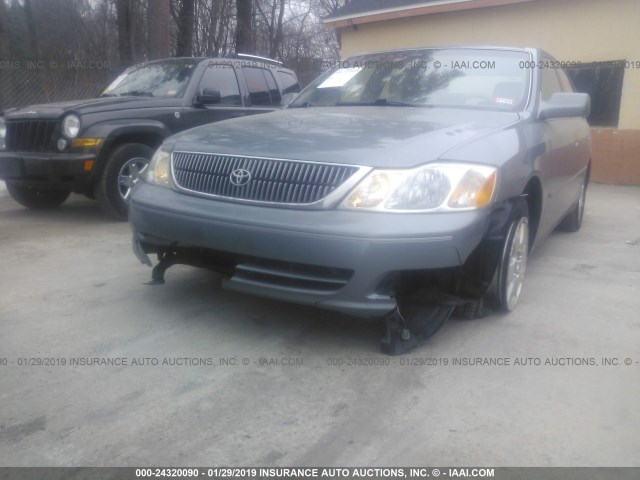 4T1BF28B71U177367 - 2001 TOYOTA AVALON XL/XLS GRAY photo 6