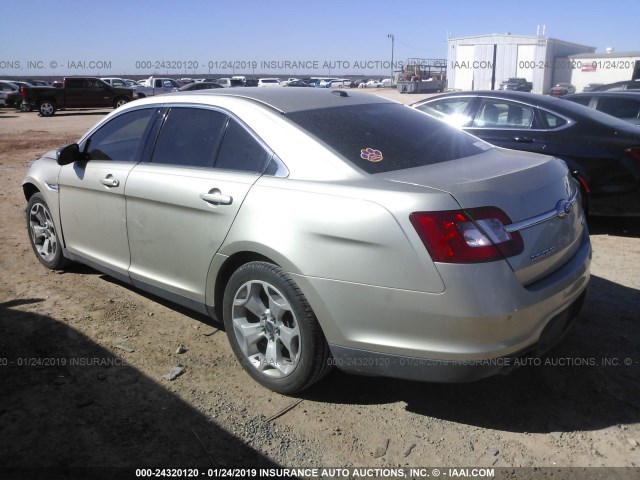 1FAHP2EW0BG104396 - 2011 FORD TAURUS SEL Pewter photo 3