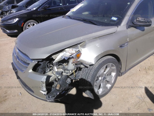 1FAHP2EW0BG104396 - 2011 FORD TAURUS SEL Pewter photo 6