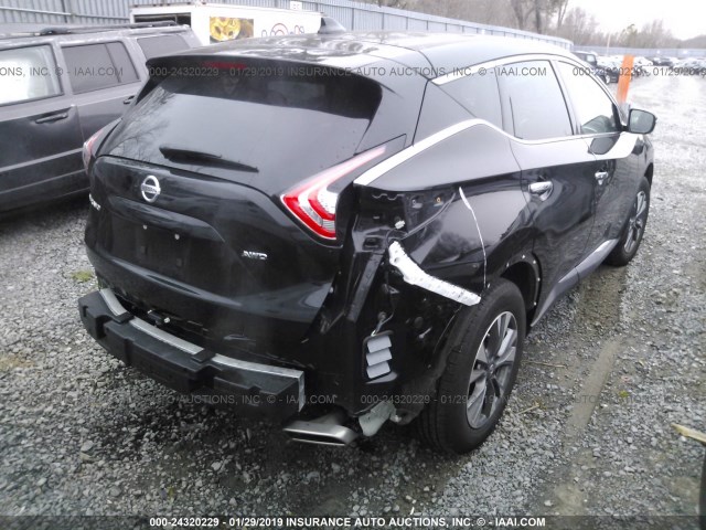 5N1AZ2MH0JN122301 - 2018 NISSAN MURANO S/SL/SV/PLATINUM BLACK photo 4