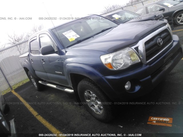 5TELU42N37Z433825 - 2007 TOYOTA TACOMA DOUBLE CAB 蓝色 照片 1